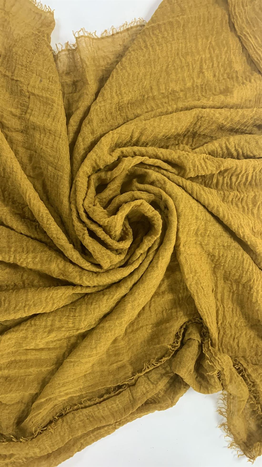 Mustard Plain Scarves