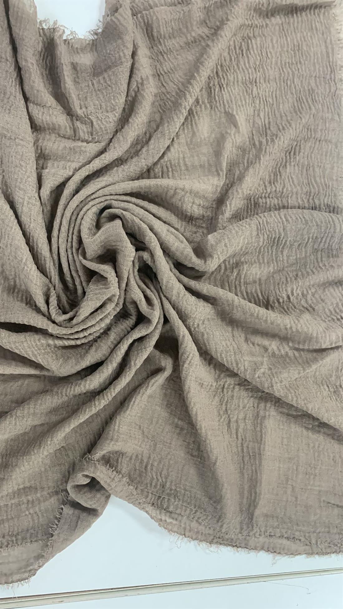 Light Beige Plain Scarves