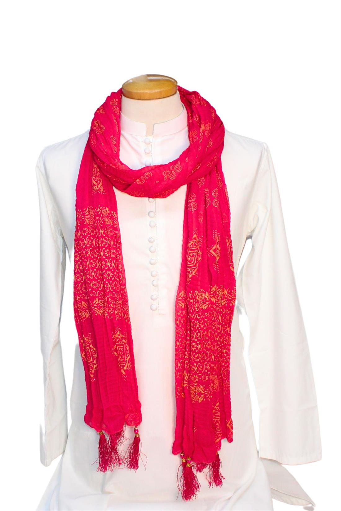 Pink & Gold Mens Shawl