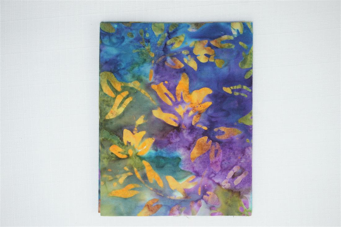 Multicolour Cotton Batik Fat Quarter