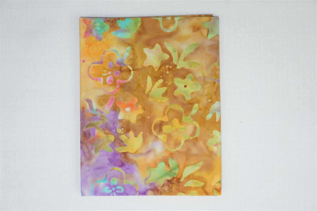 Multicolour Cotton Batik Fat Quarter
