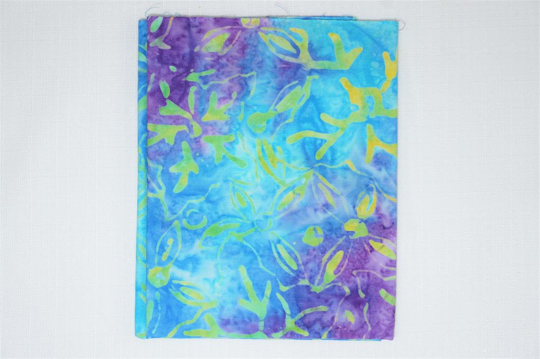 Multicolour Cotton Batik Fat Quarter
