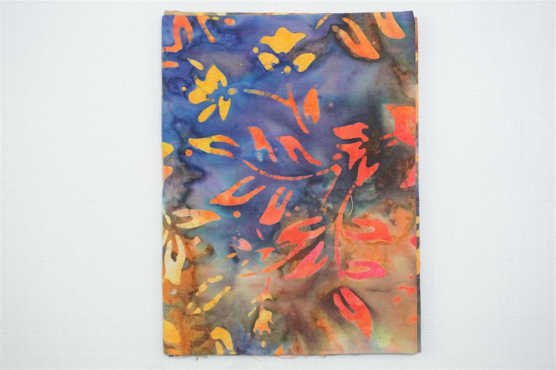 Multicolour Cotton Batik Fat Quarter