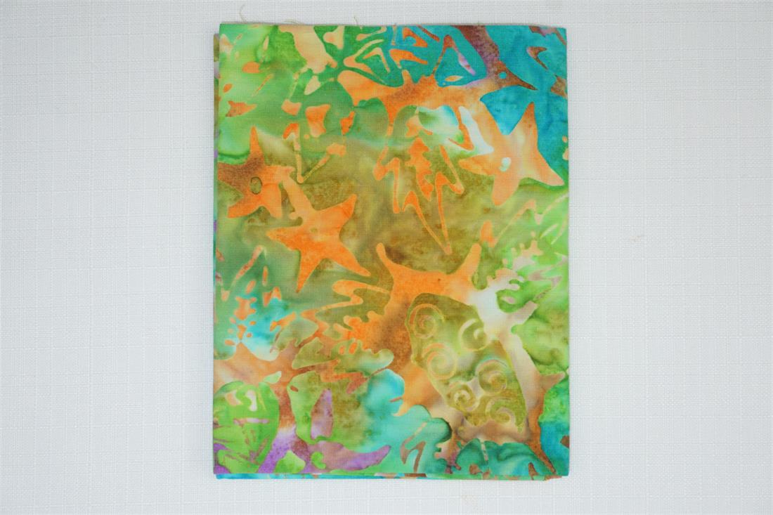 Multicolour Cotton Batik Fat Quarter