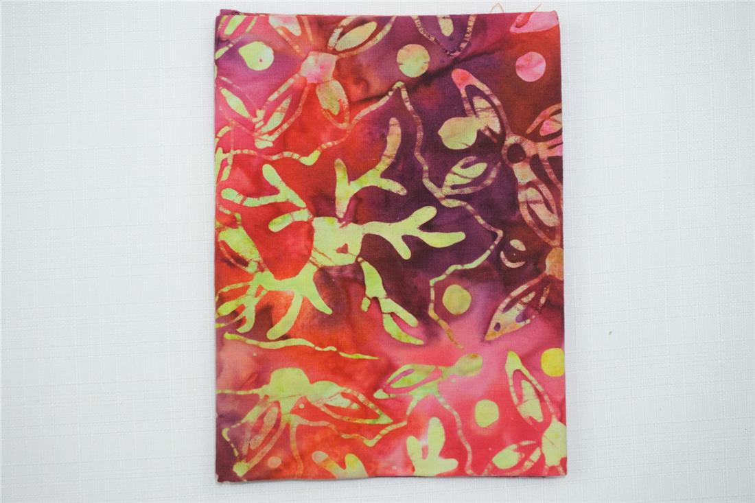 Multicolour Cotton Batik Fat Quarter