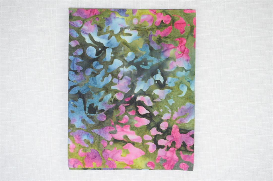 Multicolour Cotton Batik Fat Quarter