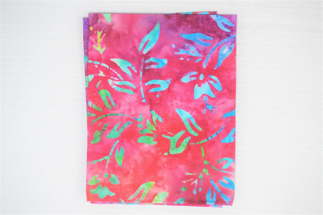 Multicolour Cotton Batik Fat Quarter