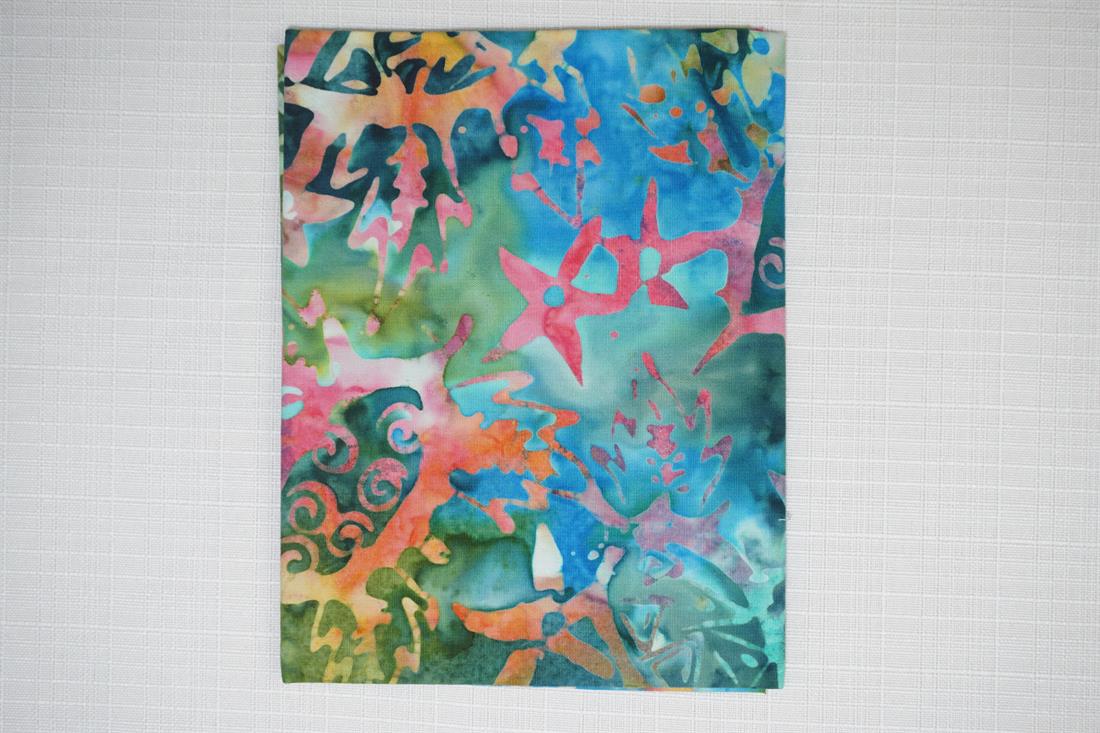 Multicolour Cotton Batik Fat Quarter