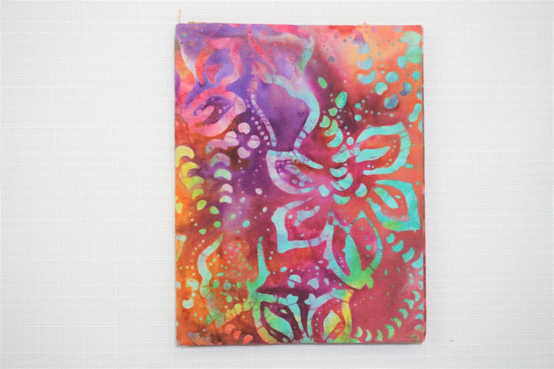 Multicolour Cotton Batik Fat Quarter