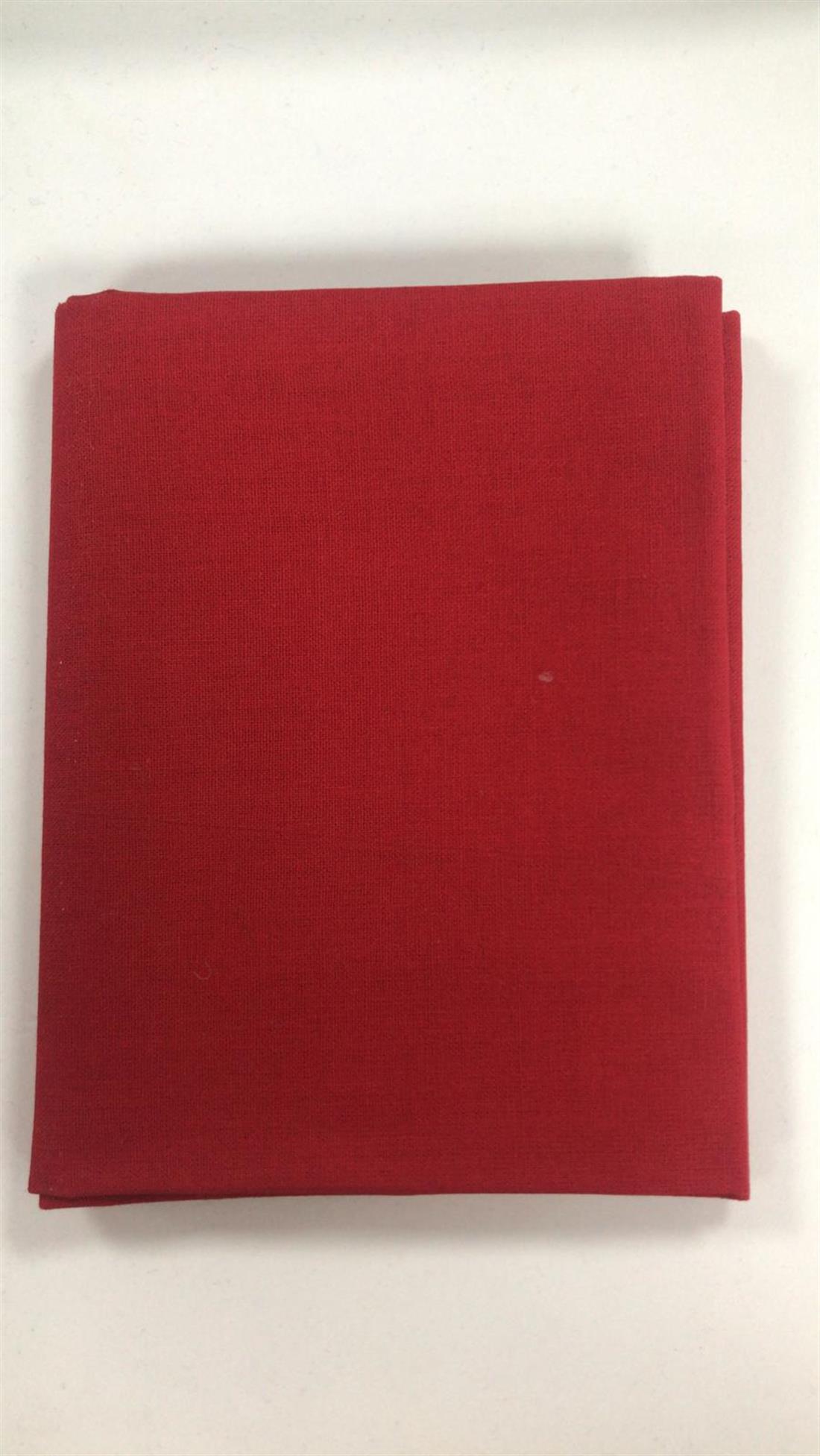 Red Cotton Single Fat Quarter 18"x 22"Inch