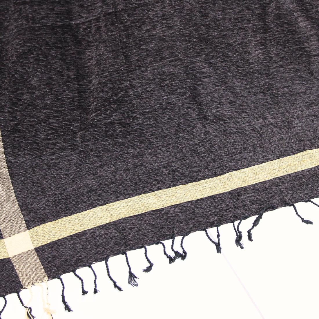 Dark Brown Chenille Shawl