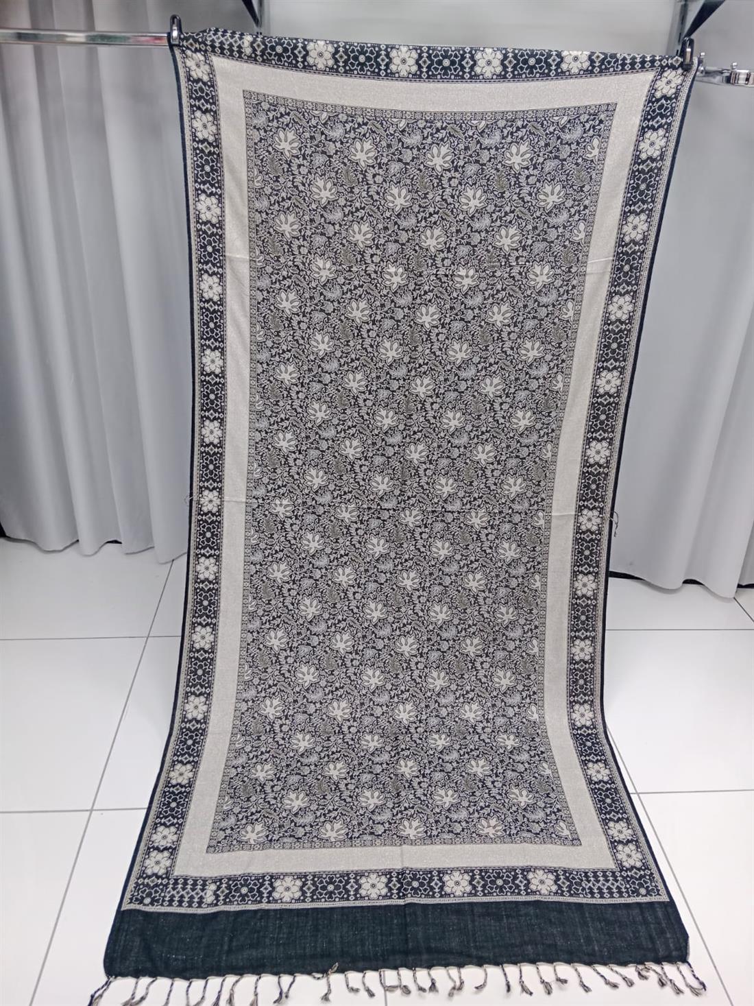 Black Winter Shawl