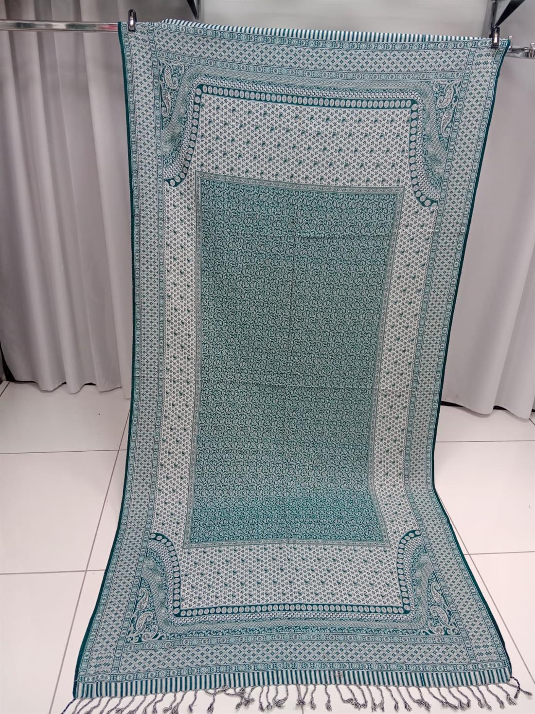 Turquoise Winter Shawl