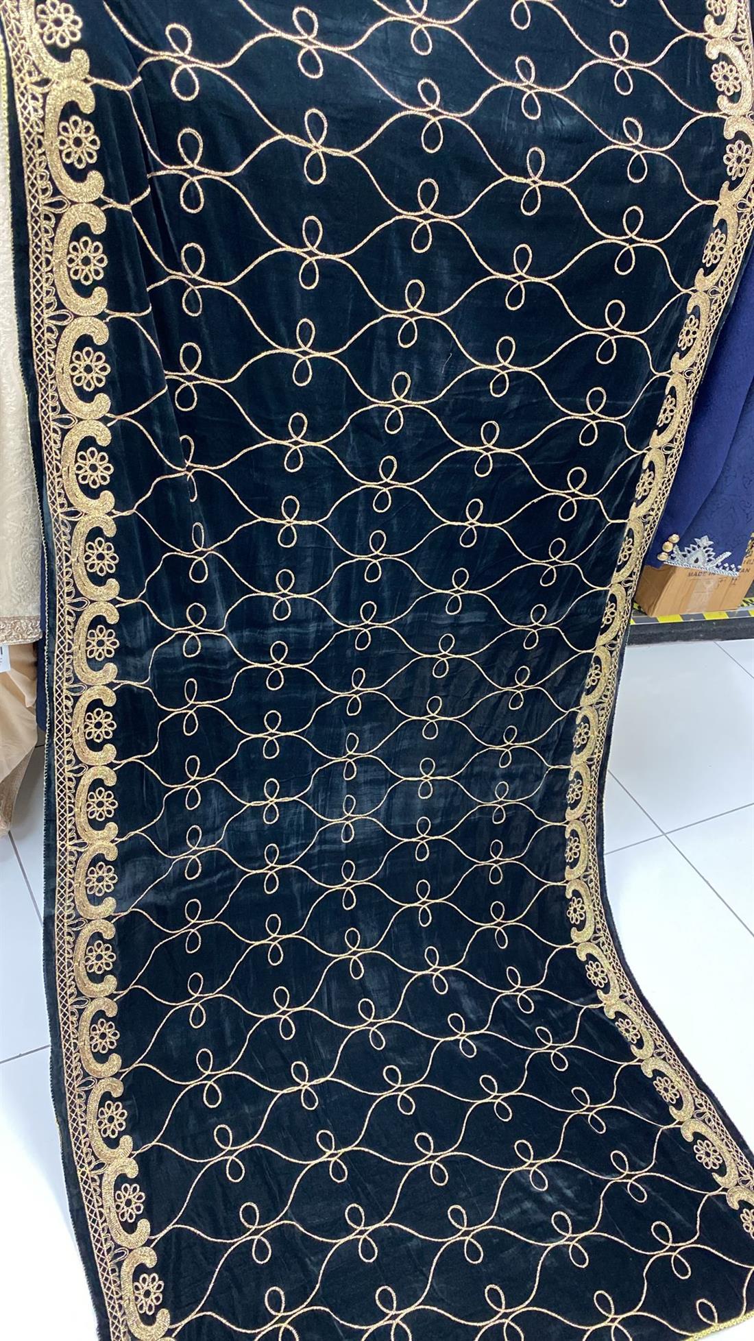 Black Velvet Shawl