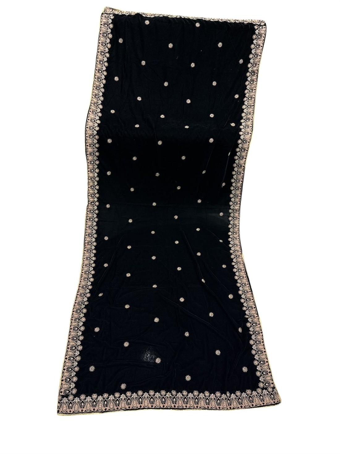 Embroidered Velvet Shawl for Ladies