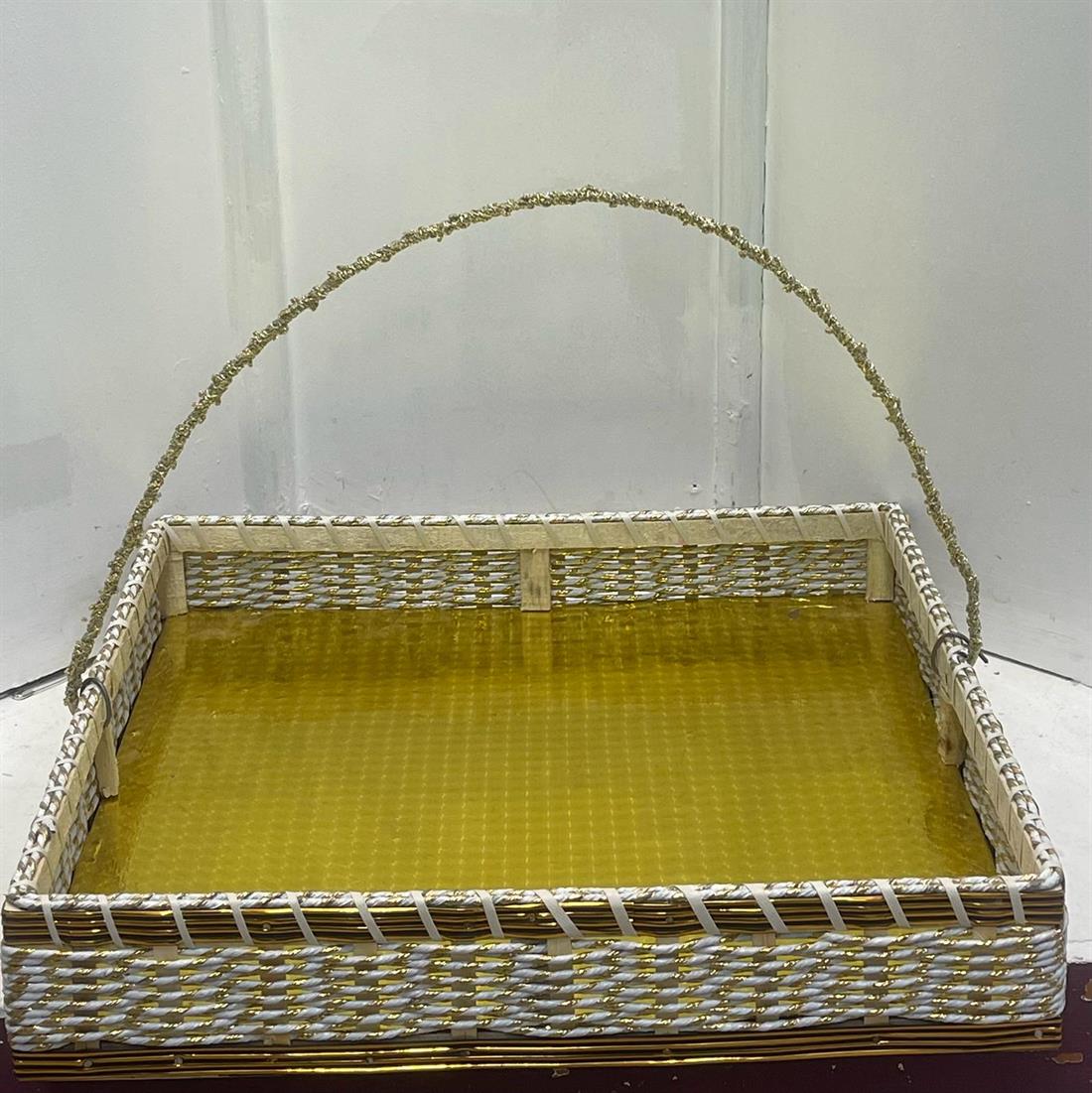 Gold & White Mehndi Trays