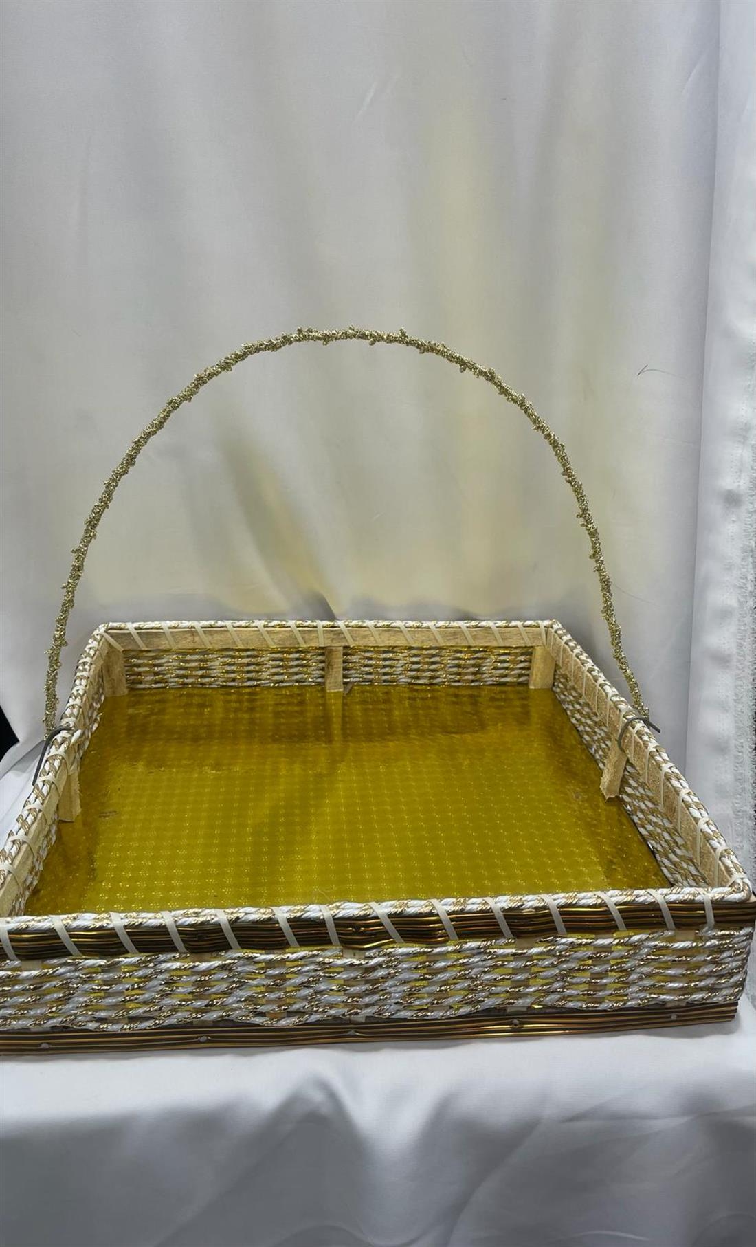 Gold & White Mehndi Trays