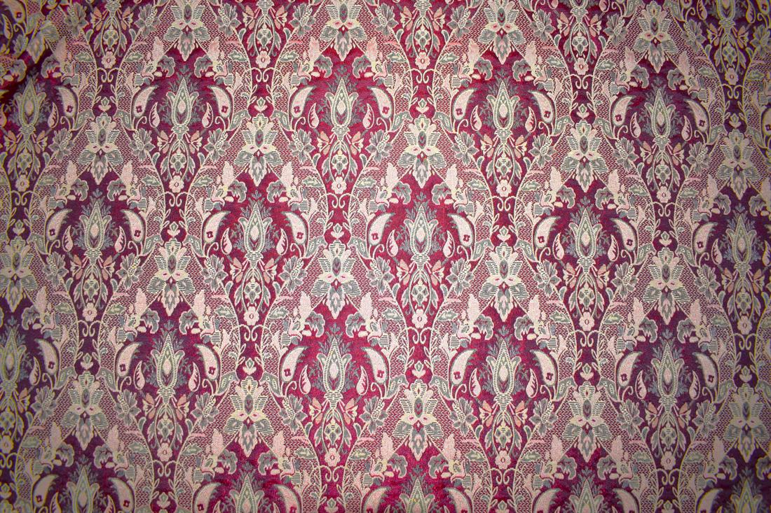 Maroon & Gold Coloured Tapestry