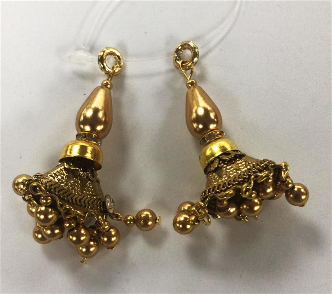 Gold Beaded Tassels