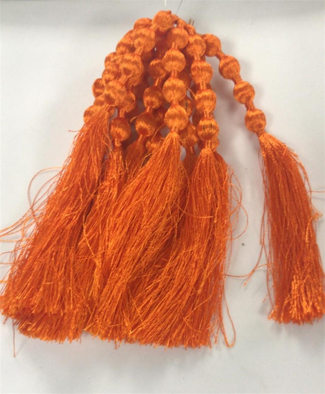 Orange Tassels