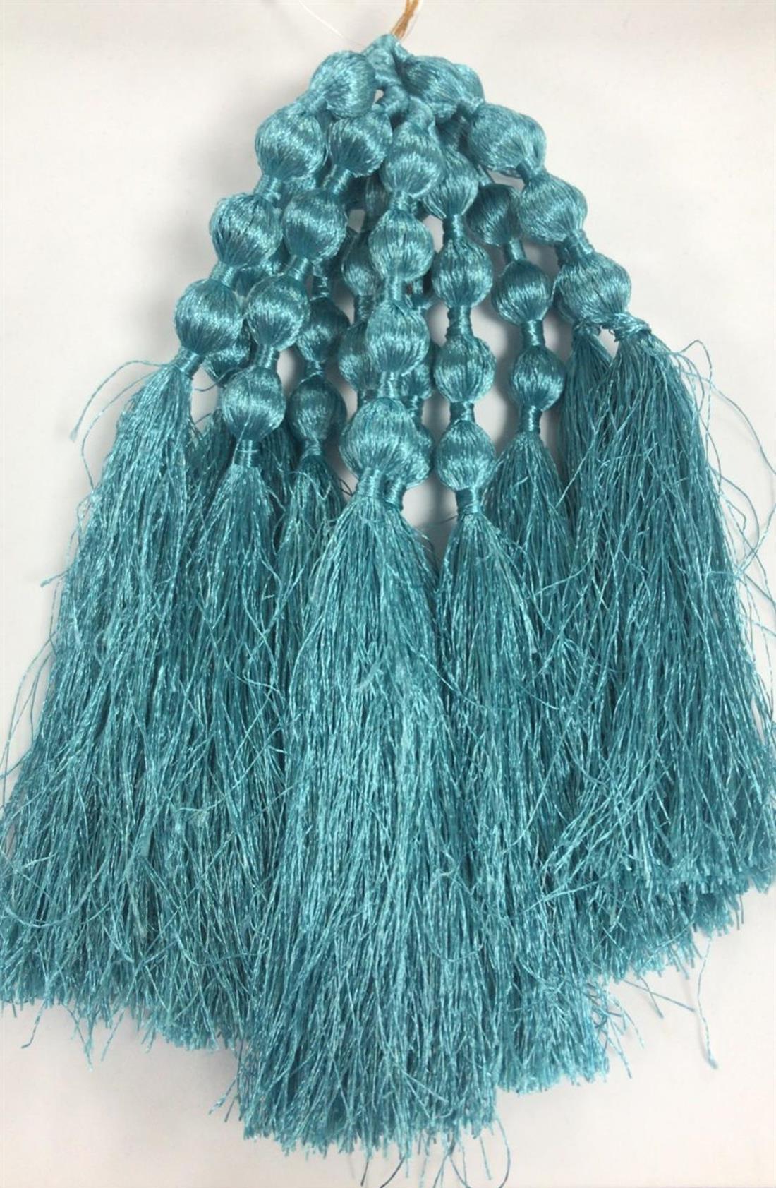 Blue Tassels