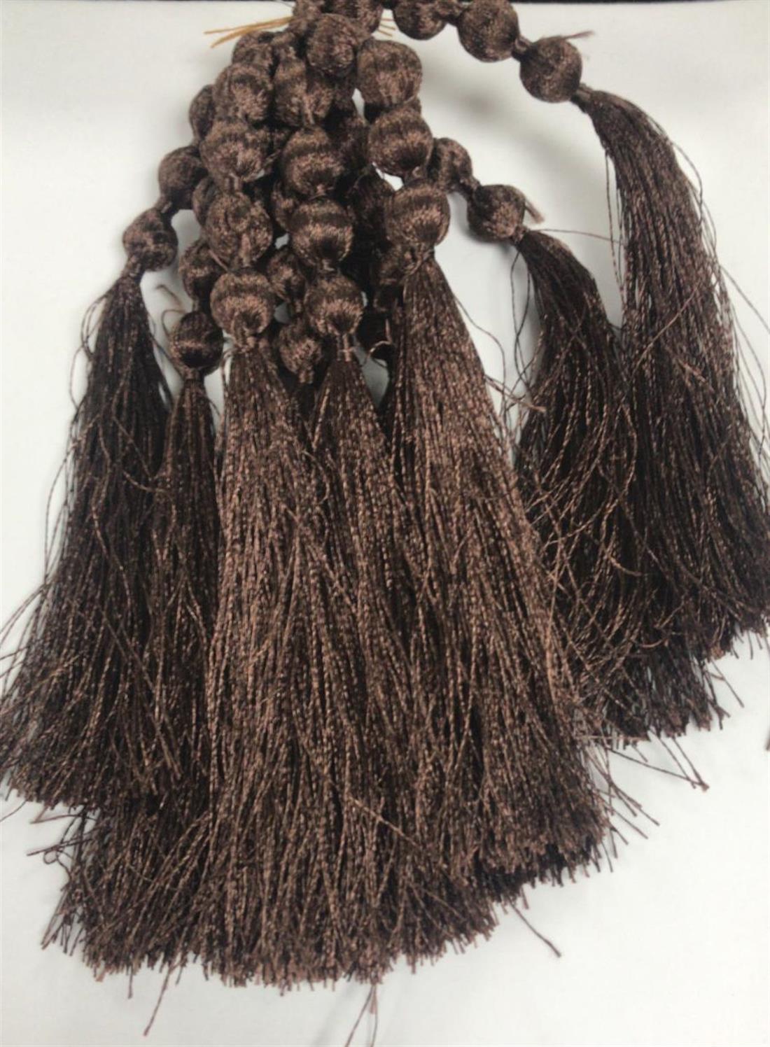 Dark Brown Tassels
