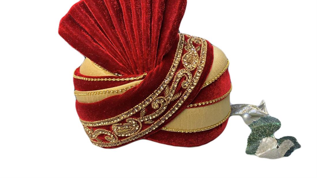 Maroon Turban