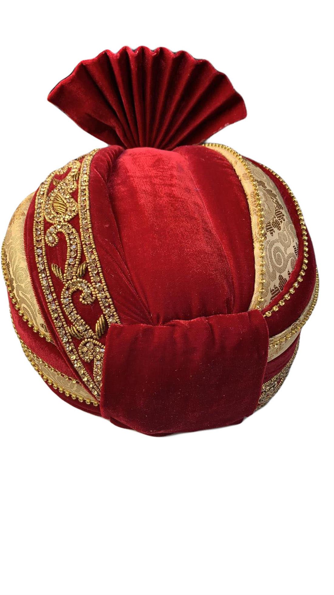 Maroon Turban