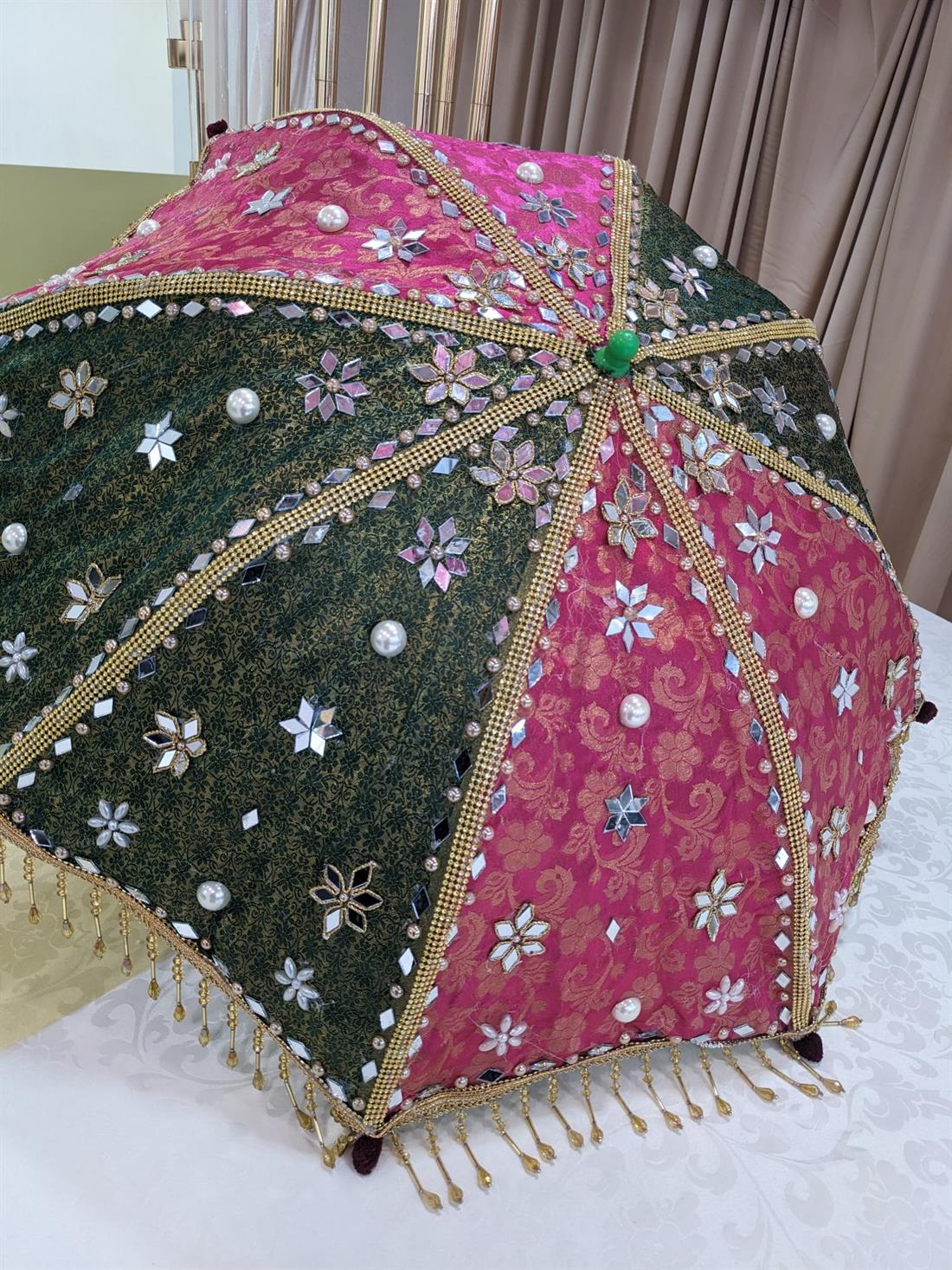 Multicoloured Mehndi Umbrella
