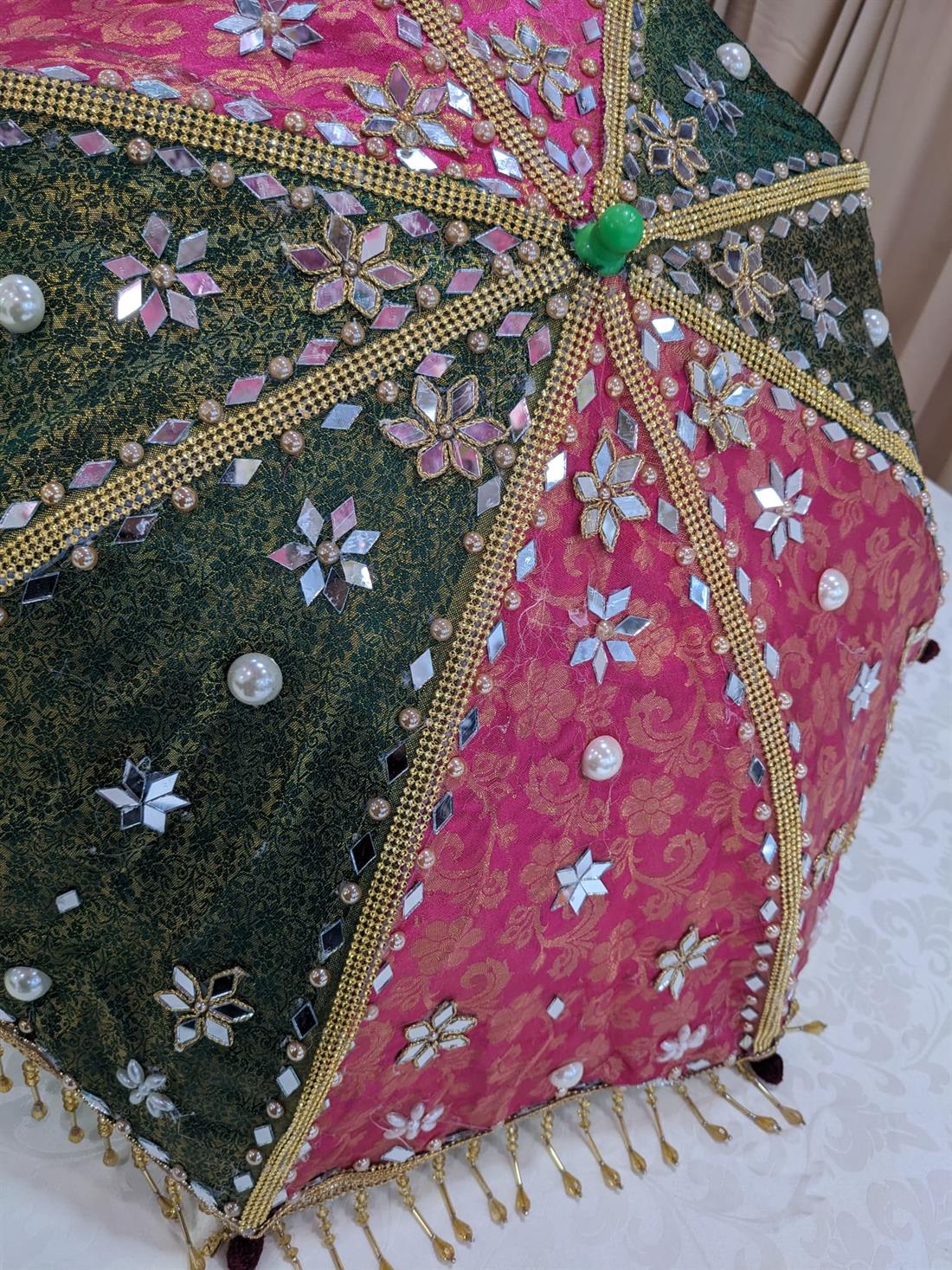 Multicoloured Mehndi Umbrella