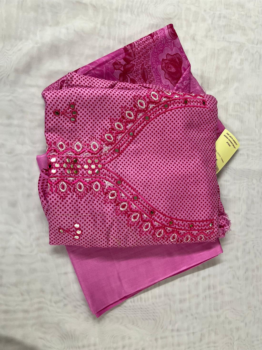 Pink Unstitched 3 Piece Suits