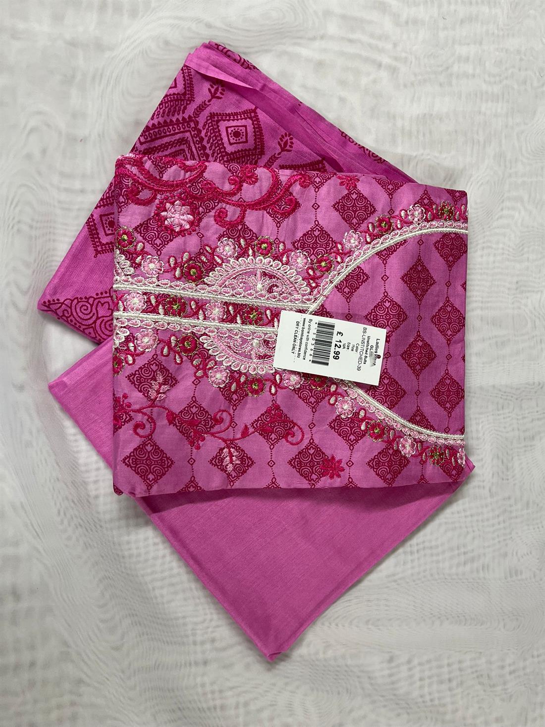 Pink Unstitched 3 Piece Suits