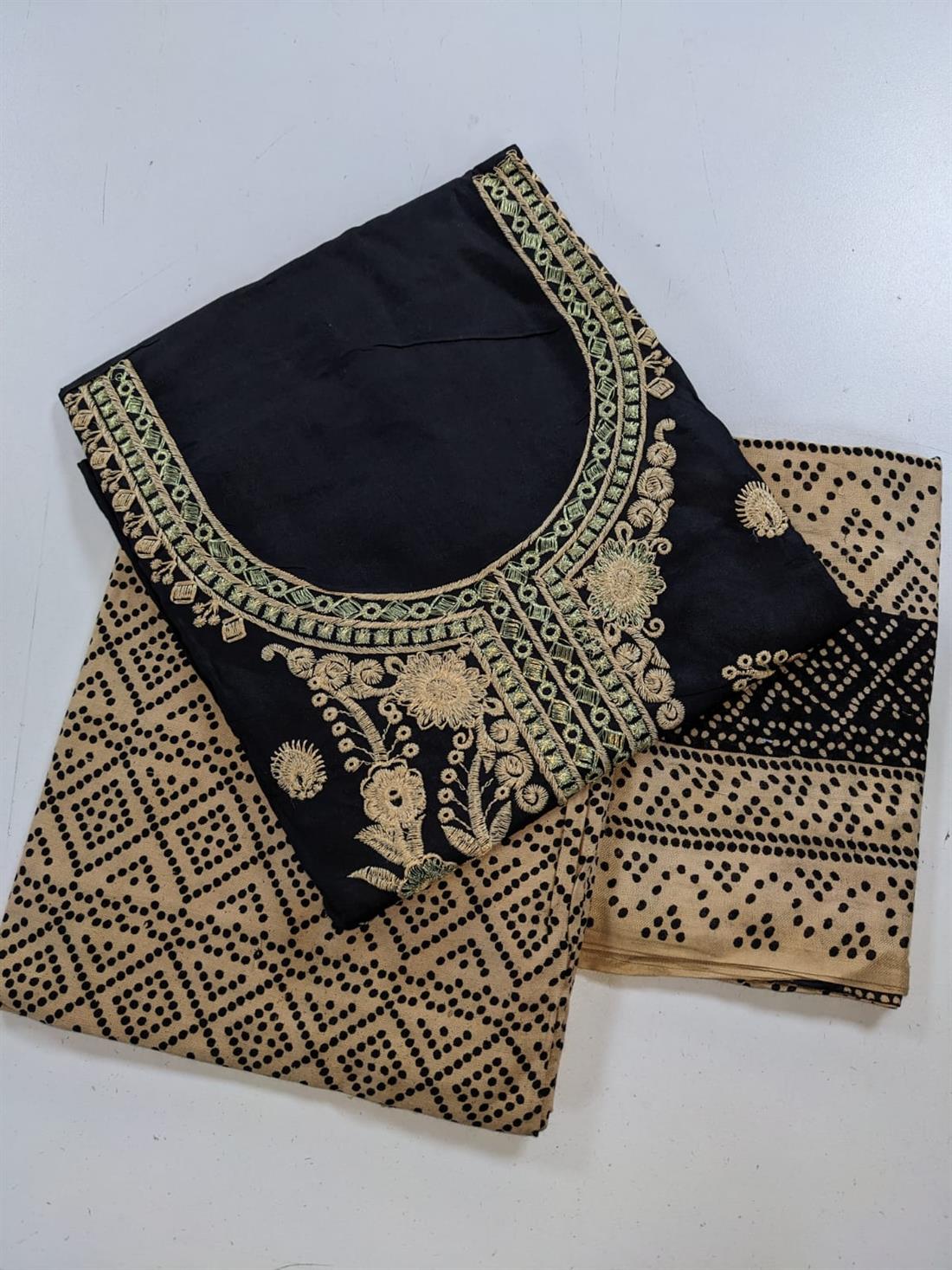 Black Unstitched 3 Piece Suit