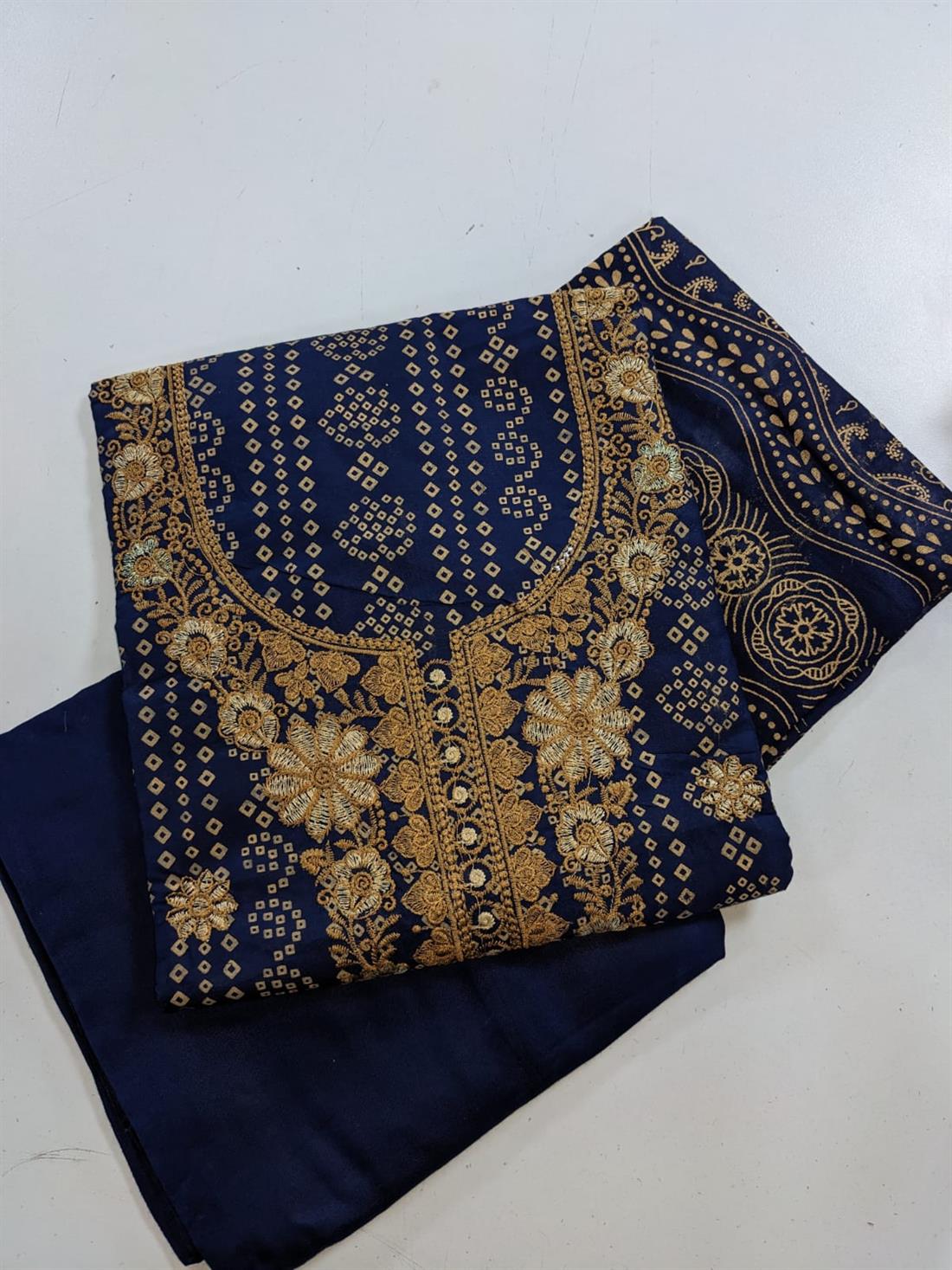 Navy Unstitched 3 Piece Suit