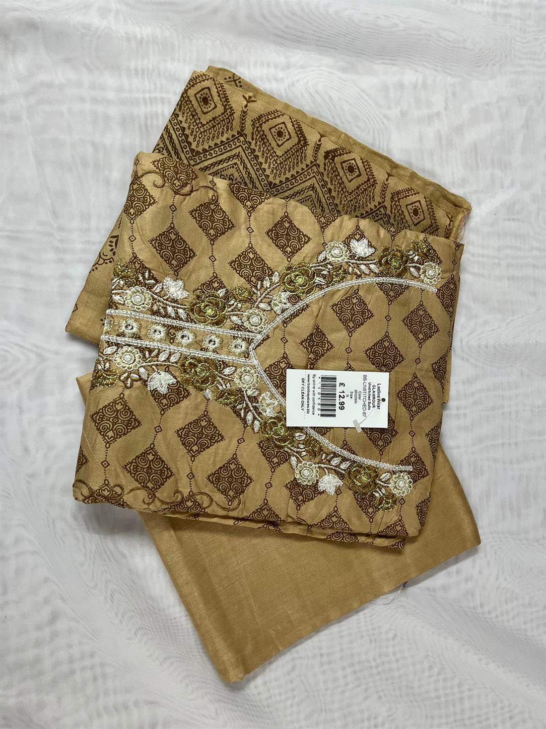 Gold Unstitched 3 Piece Suits