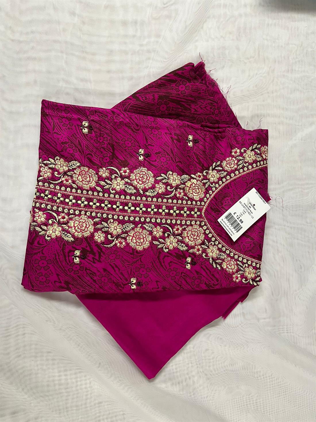 Hot Pink Unstitched 3 Piece Suits