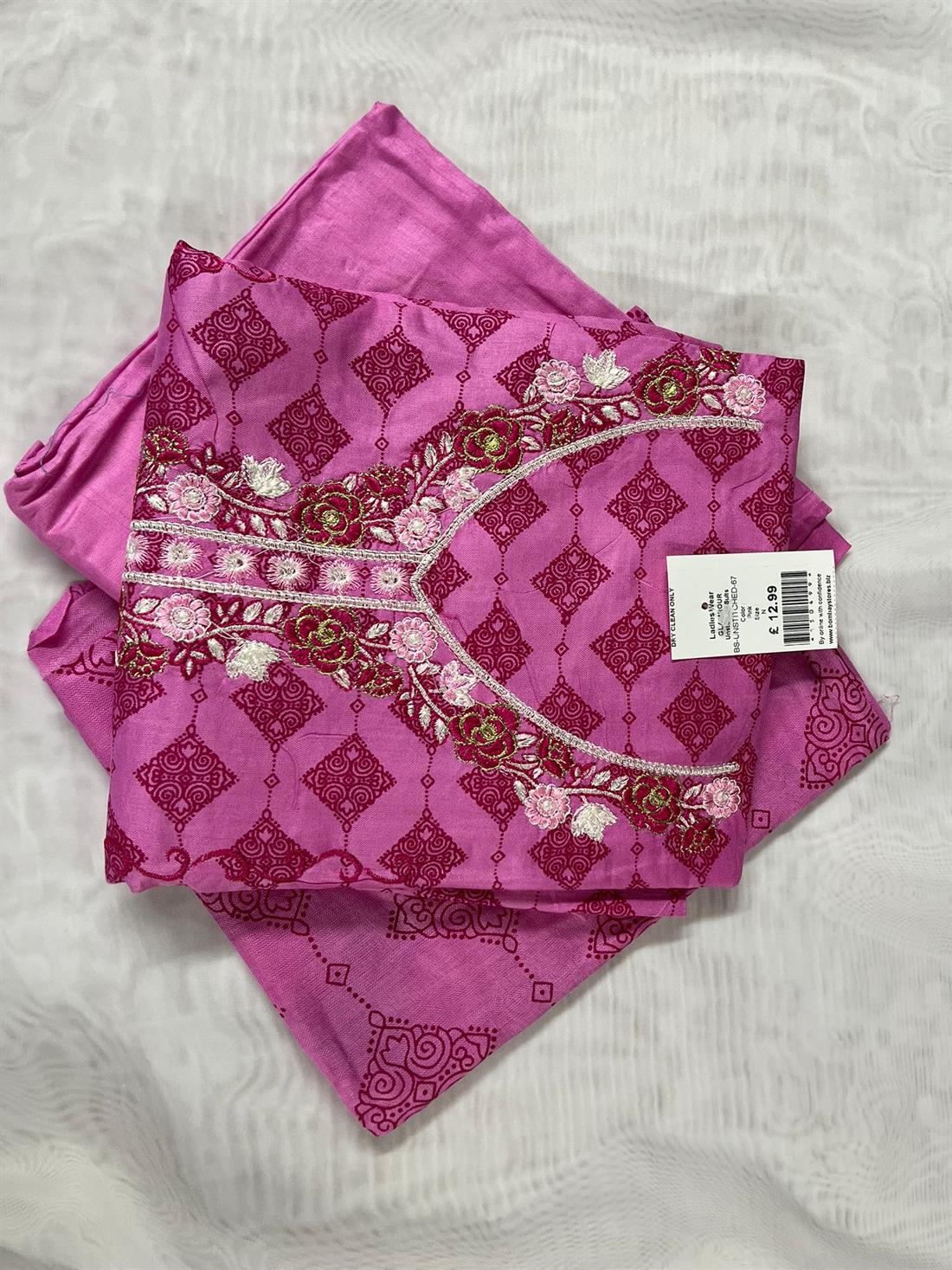 Pink Unstitched 3 Piece Suits