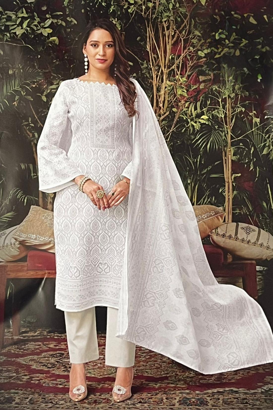 White Unstitched 3 Piece Suits