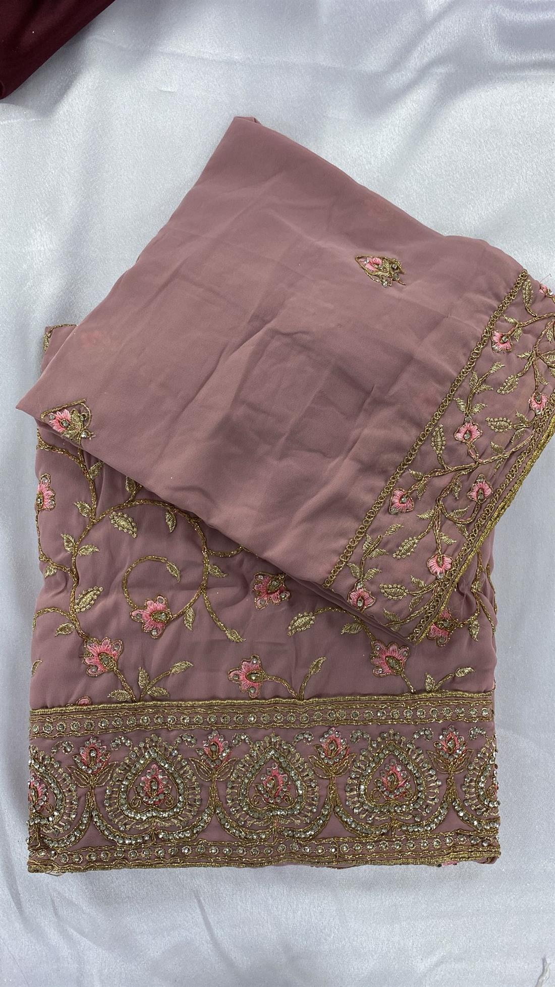 Dusky Pink Unstitched Suit