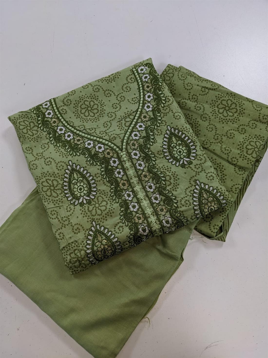 Green Unstitched 3 Piece Suit