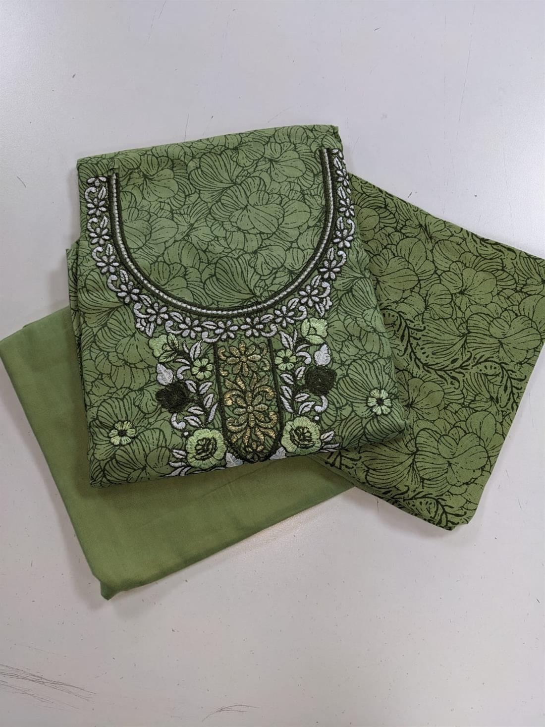Green Unstitched 3 Piece Suit