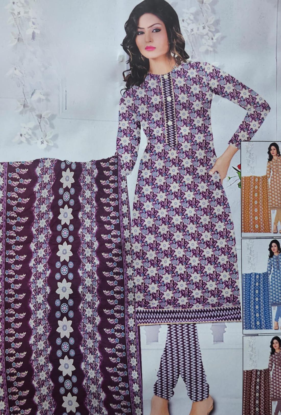 Purple Unstitched 3 Piece Suits