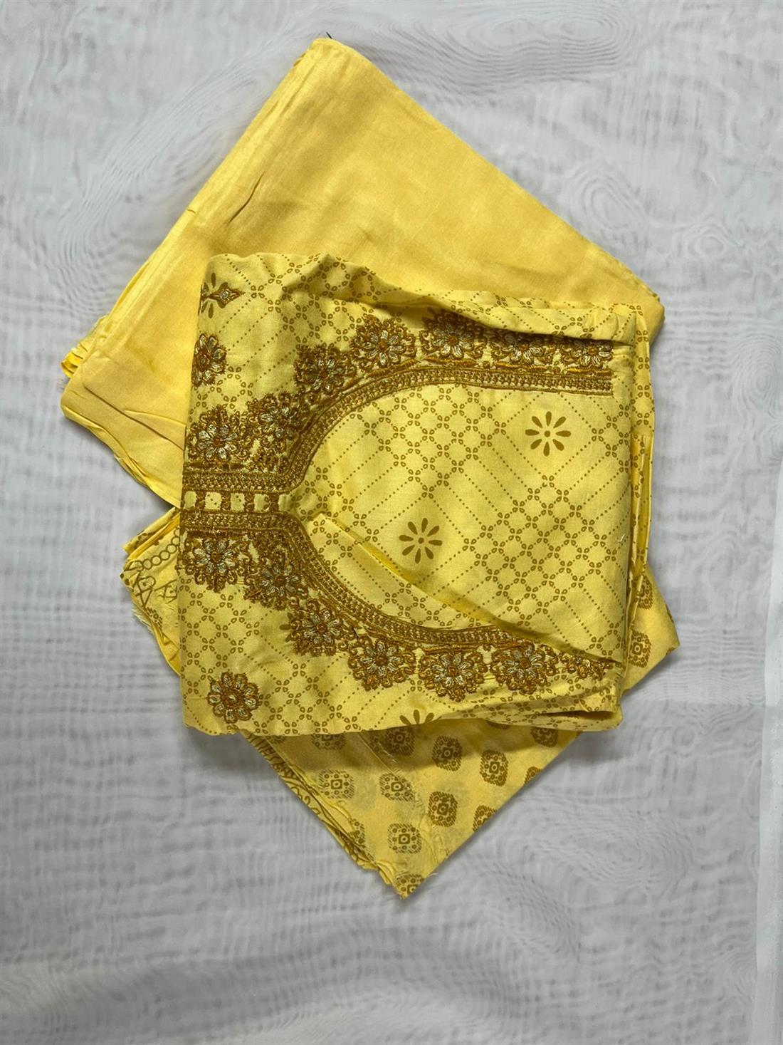 Yellow Unstitched 3 Piece Suits