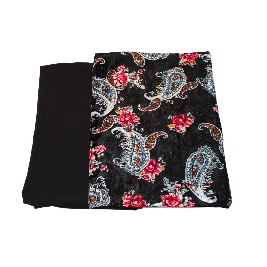 Black Velvet Unstitched Suits