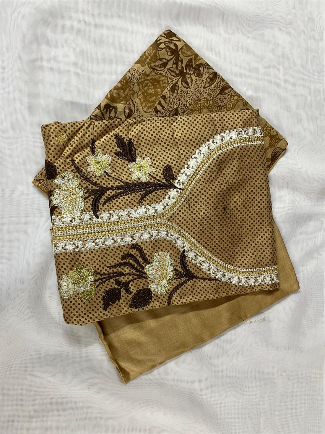 Brown Unstitched 3 Piece Suits