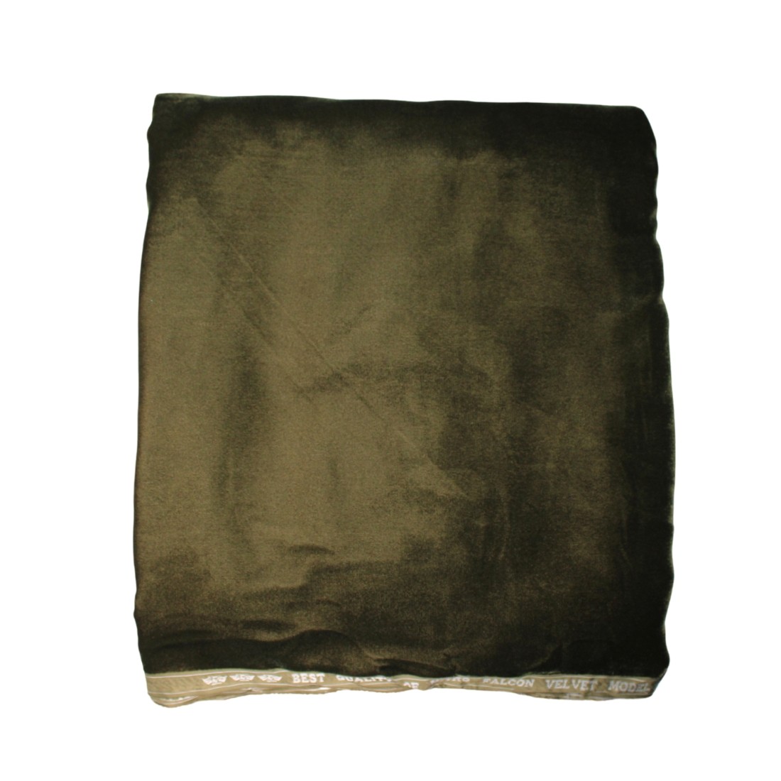Dark Green Embroidered 4 Yards Micro Velvet Plain Fabric Suit 58" Luxury 7000 Grade