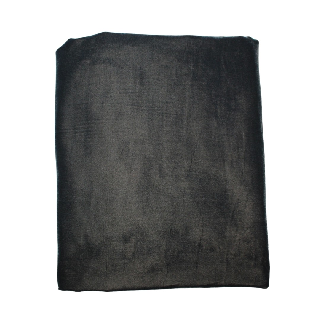 Dark Grey Embroidered 4 Yards Micro Velvet Plain Fabric Suit 58" Luxury 7000 Grade