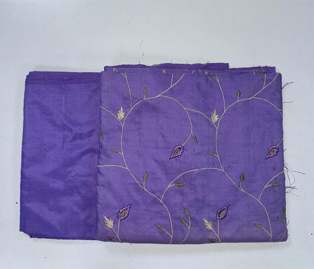 Dark Lilac Unstitched Ladies Everyday Wear 2 Piece Suit