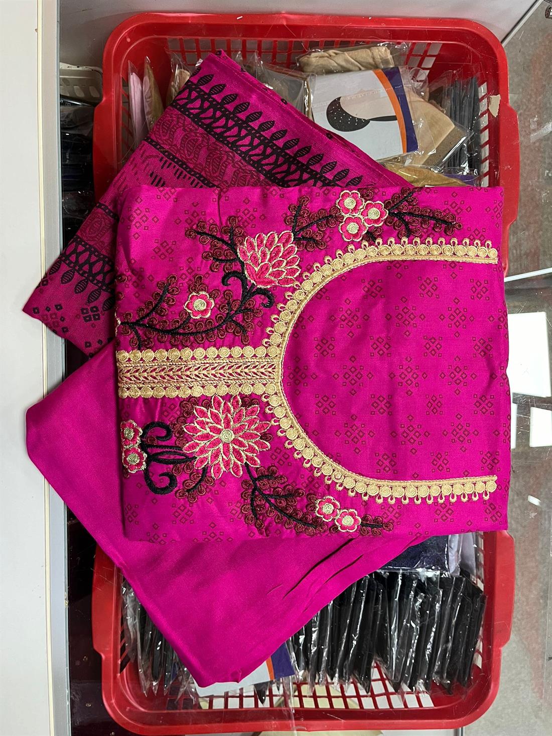 Hot Pink Unstitched 3 Piece Suit