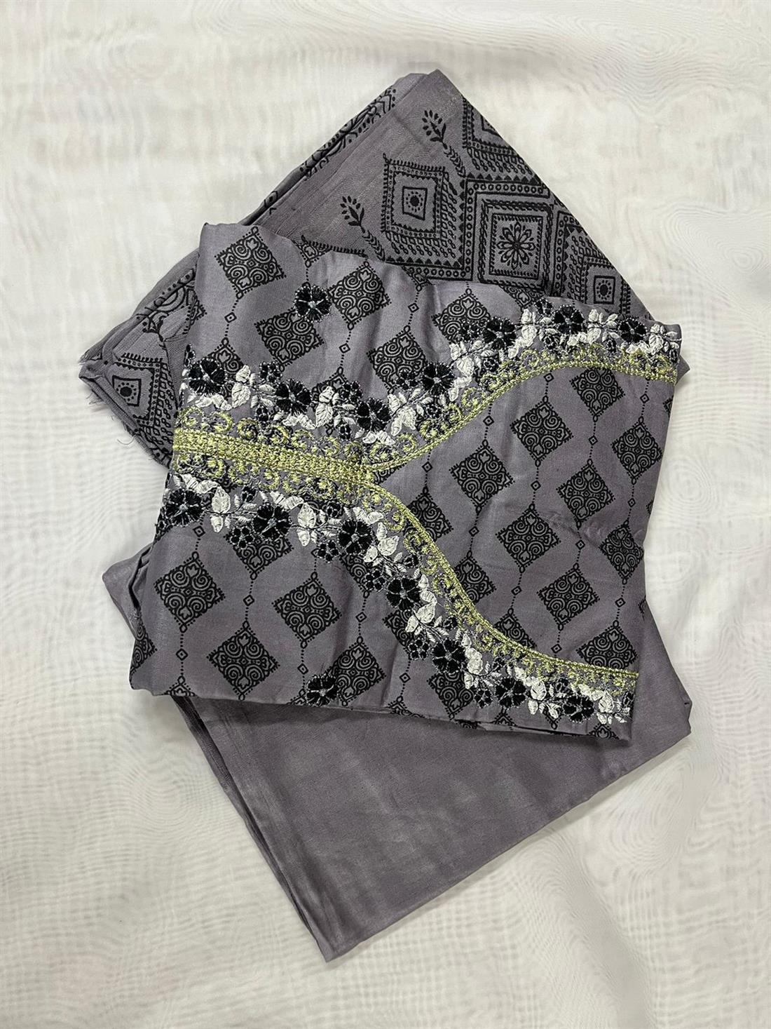 Grey Unstitched 3 Piece Suits